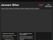 Tablet Screenshot of jensenbiler.dk